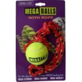 Dog & Co Mega Ball With Rope 2.5" Hem & Boo